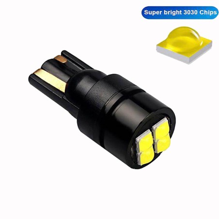 Λάμπες Led T10 12volt 4 Led Λευκό Canbus Auto GS 600364 2 Τεμάχια