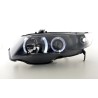 Φανάρια εμπρός angel eyes για Honda Civic coupe (2006+) , χωρίς λάμπες (Η7) - σετ 2τμχ.