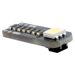 Λάμπες Led T10 12volt 3W 1 Smd Led Canbus Λευκό Φως RaceSport LIT0541 2 Τεμάχια