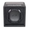 Subwoofer Αυτοκινήτου Alpine Αυτοενισχυόμενο 8" 20cm 100Watt RMS Με Κούτα