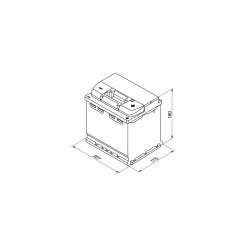 Μπαταρία Αυτοκινήτου 52Ah Δεξιά Bosch 470Α (ΕΝ) S4002