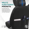 Καλύμματα Αυτοκινήτου Otom GTI Sports Design Universal Jacquard / Lacost / Δερματίνη Σετ Εμπρός / Πίσω 11 Τεμαχίων Μαύρο - Μπλε 