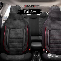 Καλύμματα Αυτοκινήτου Otom Sport Plus City Design Universal Βαμβακερό Ύφασμα / Rachel / Δερματίνη Σετ Εμπρός / Πίσω 11 Τεμαχίων 