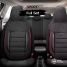Καλύμματα Αυτοκινήτου Otom Sport Plus City Design Universal Βαμβακερό Ύφασμα / Rachel / Δερματίνη Σετ Εμπρός / Πίσω 11 Τεμαχίων 