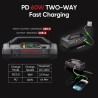 Εκκινητής Μπαταριών Αυτοκινήτου, Powerbank, Κομπρεσσέρ Αέρος 12V 150PSI, Φακός Led 4 Σε1 Lokithor LO-ApartX (Χωρίς Μπαταρία)