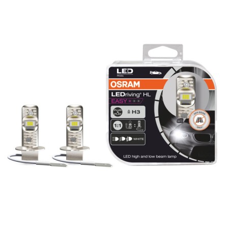 Λάμπες Led H3 Osram LEDriving HL Easy 12Volt 8Watt 900lm 6500k 2 Τεμάχια