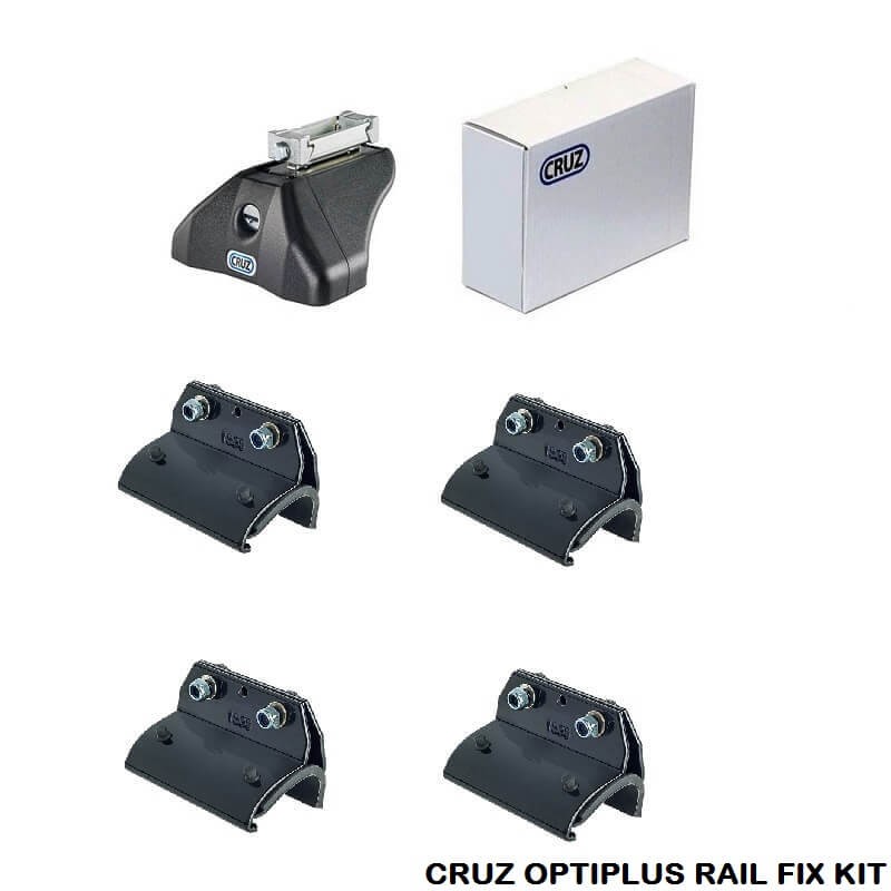 Πόδια / Άκρα Για Μπάρες Οροφής Optiplus Rail Fix 936-627 Για MG HS 2018+ Σετ 4 Τεμάχια