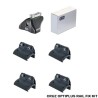 Πόδια / Άκρα Για Μπάρες Οροφής Optiplus Rail Fix 936-621 Για Mercedes-Benz C-Class S206 Caravan 2021+ Σετ 4 Τεμάχια