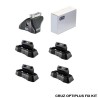 Πόδια / Άκρα Για Μπάρες Οροφής Optiplus Fix 936-051 Για Bmw 4 Gran Coupe 4p G26 2021+ Σετ 4 Τεμάχια