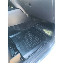 Πατάκια Σκαφάκια 3D Από Λάστιχο TPE Για Ford Ranger & Raptor T9 2023+ , VW Amarok 2023+ Rizline 4 Τεμάχια Μαύρα