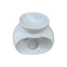 Κεραμικός Αρωματιστής Οβάλ 10,5 x 11,4cm Λευκό Themagio 77022