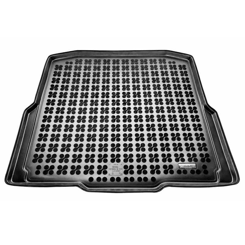 Πατάκι Πορτ-Παγκάζ 3D Σκαφάκι Για Skoda Octavia III 13-19 Combi Μαύρο Με Ένα Πάτωμα Rezawplast