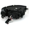 Φανάρια εμπρός angel eyes led Dayline για Audi A6 (2004-2008) - μαύρα , με λάμπες (Η1) - σετ 2τμχ.