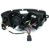 Φανάρια εμπρός led lightbar για Audi A6 4F (2004-2008) , με λάμπες (H7/Η1) - σετ 2τμχ.