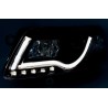 Φανάρια εμπρός led lightbar για Audi A6 4F (2004-2008) , με λάμπες (H7/Η1) - σετ 2τμχ.