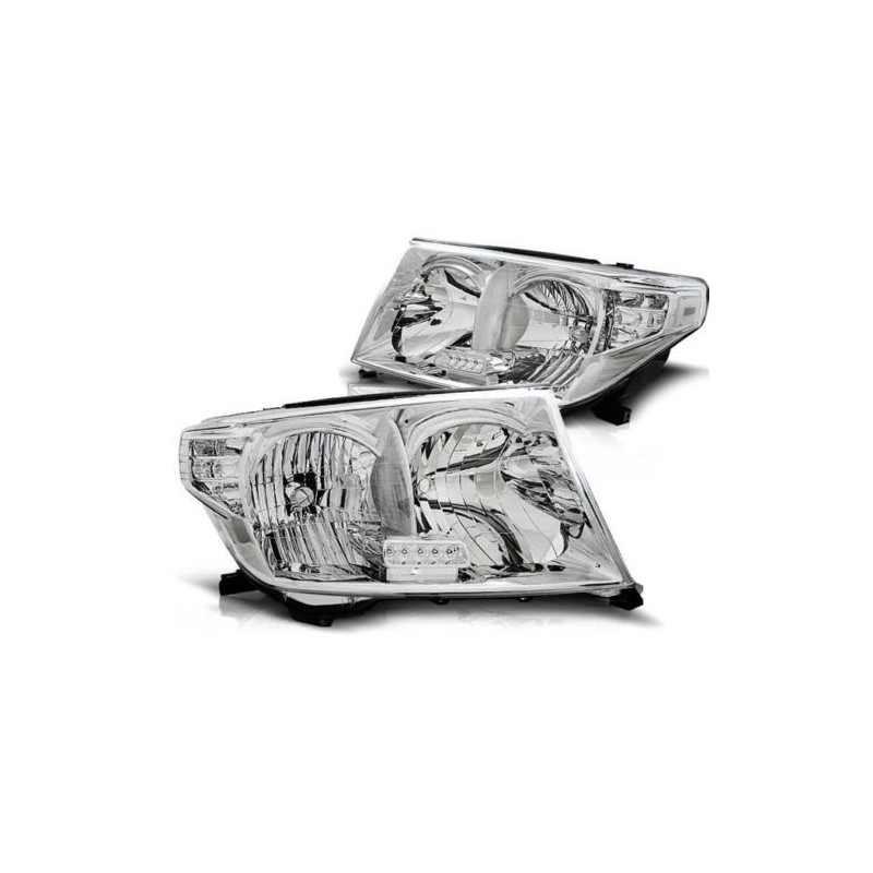Φανάρια εμπρός για Toyota Land Cruiser FJ200 (2007+) , με λάμπες (Η1) - σετ 2τμχ.
