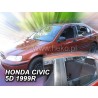 Ανεμοθραύστες για Honda Accord (1988-1991) sedan - 4 τμχ. εμπρός και πίσω