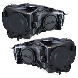 Φανάρια εμπρός led angel eyes για Vw Golf 6 , χωρίς λάμπες (Η7) - σετ 2τμχ.