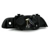 Φανάρια εμπρός angel eyes για BMW E39 (1995-2003) - μαύρα , με λάμπες (Η7) - σετ 2τμχ.