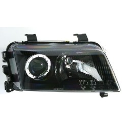 Φανάρια εμπρός για Audi A4 (1995-1999) - μαύρα , χωρίς λάμπες (Η7) - σετ 2τμχ.