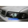 Φανάρια εμπρός για Audi A4 (1995-1999) - μαύρα , χωρίς λάμπες (Η7) - σετ 2τμχ.