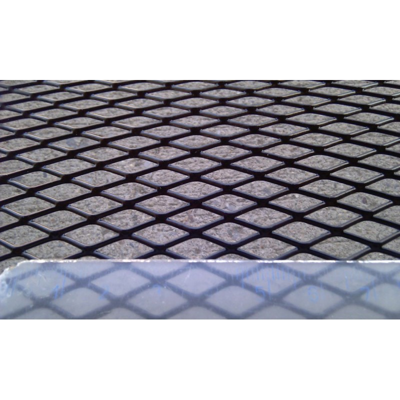 Μεταλλική σίτα μαύρη-100x20 cm.