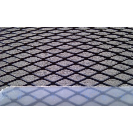 Μεταλλική σίτα μαύρη-100x20 cm.