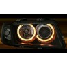 Φανάρια εμπρός angel eyes για Audi A3 (1996-2000) - chrome , χωρίς λάμπες (Η7) - σετ 2τμχ.