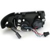 Φανάρια εμπρός angel eyes για Audi A3 (1996-2000) - χρωμίου , με λάμπες (Η1) - σετ 2τμχ.