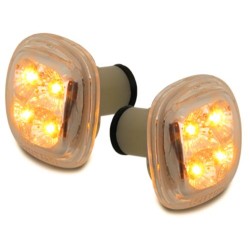 Led φλας για Audi A3 / A4 / Skoda (1995-2000) - χρωμίου - σετ 2τμχ.