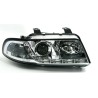 Φανάρια εμπρός led για Audi A4 Dayline (1995-1998) - chrome , με λάμπες (Η1) - σετ 2τμχ.