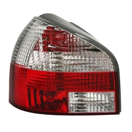 Πίσω φανάρια για Audi A3 (1996-2000) - χρωμίου - σετ 2τμχ.