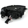 Φανάρια εμπρός angel eyes για Audi A6 led (2004-2008) - chrome , με λάμπες (Η1) - σετ 2τμχ.