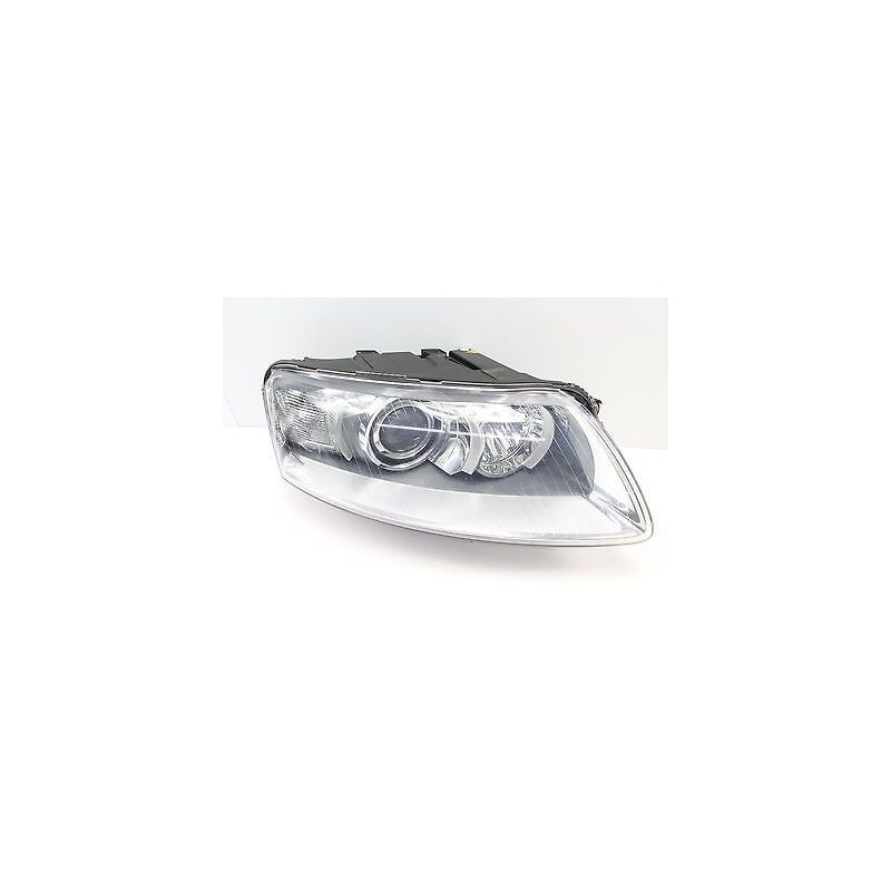 Φανάρια εμπρός angel eyes για Audi A6 (2004-2007) - chrome , χωρίς λάμπες (Η7) - σετ 2τμχ.