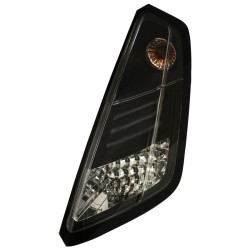 Πίσω φανάρια led για Fiat Grande Punto  (2005-2009)  - μαύρα - σετ 2τμχ.