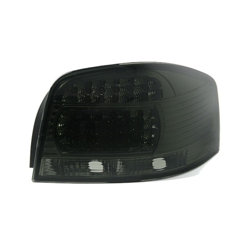Πίσω φανάρια led για Audi A3 (2003-2008) -  φιμέ - σετ 2τμχ.