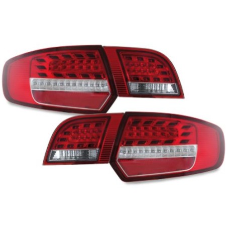 Πίσω φανάρια led για Audi A3 Sportback (2003-2008) - κόκκινα - σετ 2τμχ.