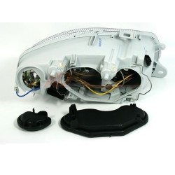 Φανάρια εμπρός για Alfa Romeo 147 (2001-2004) - , μαύρα , χωρίς λάμπες (Η7/H1) - σετ 2τμχ.