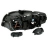 Φανάρια εμπρός led για Audi A4 B7 (2004-2008) - chrome , με λάμπες (Η9) - σετ 2τμχ.