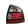 Πίσω φανάρια led για Audi A4 sedan (4d)  (2001-2004) - μαύρα - σετ 2τμχ.