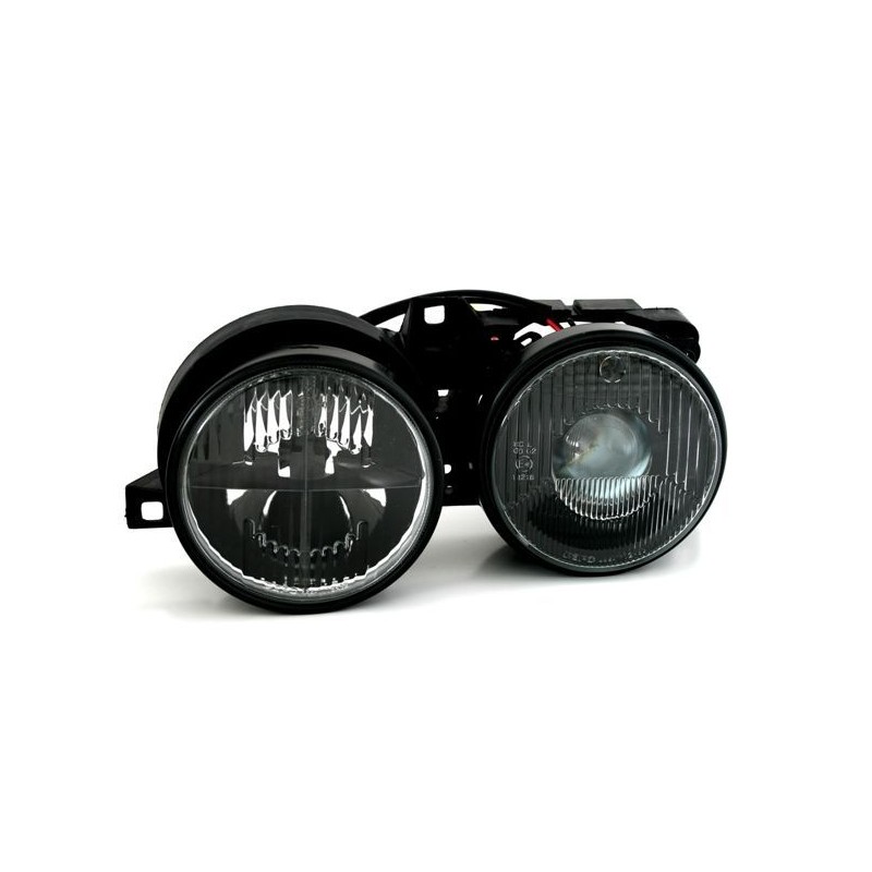 Φανάρια εμπρός για BMW E30 (1982-1994) - μαύρα , χωρίς λάμπες (Η7) - σετ 2τμχ.