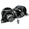 Φανάρια εμπρός για BMW E30 (1982-1994) - μαύρα , χωρίς λάμπες (Η7) - σετ 2τμχ.