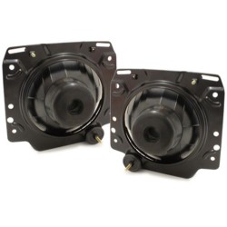 Φανάρια εμπρός με σταυρό Vw Golf II (1983-1993) - chrome ,  χωρίς  λάμπες (Η 4 ) - σετ 2τμχ.