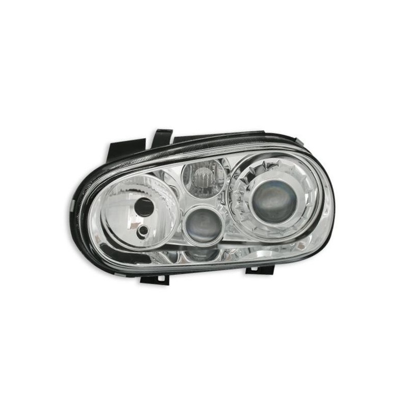 Φανάρια εμπρός για Vw Golf IV R32 - chrome , χωρίς λάμπες (Η7) - σετ 2τμχ.