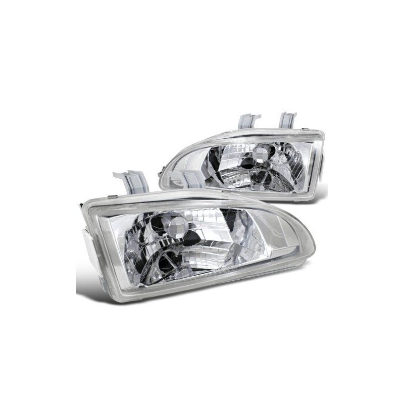 Φανάρια εμπρός για Honda Civic 2/3 πορτο (1992-1995) , χωρίς λάμπες (Η4) - σετ 2τμχ.