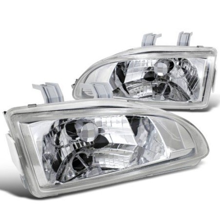 Φανάρια εμπρός για Honda Civic 2/3 πορτο (1992-1995) , χωρίς λάμπες (Η4) - σετ 2τμχ.