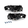 Φανάρια εμπρός angel eyes για Vw Passat 3Β/B5 (1997-2000) - black , με λάμπες (Η1) - σετ 2τμχ.