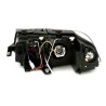 Φανάρια εμπρός angel eyes για Vw Passat B5.5 (2001-2005) - μαύρα , χωρίς λάμπες (Η7) - σετ 2τμχ.