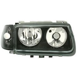 Φανάρια εμπρός για Vw Polo 6N (1994-1999) - μαύρα , χωρίς λάμπες (Η7) - σετ 2τμχ.