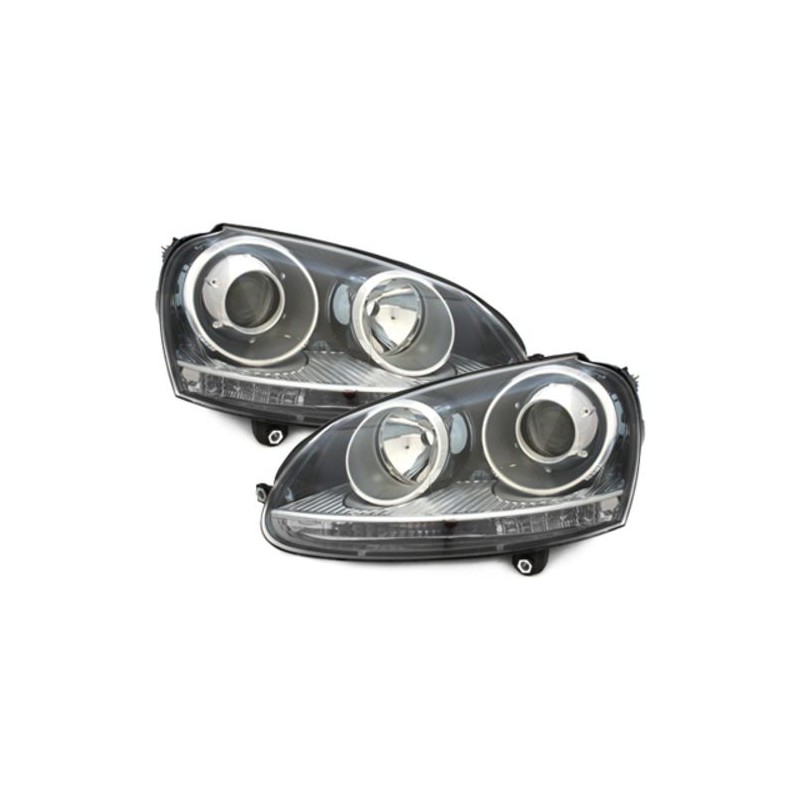 Φανάρια εμπρός για Vw Golf 5 - GTI design , χωρίς λάμπες (Η7) - σετ 2τμχ.